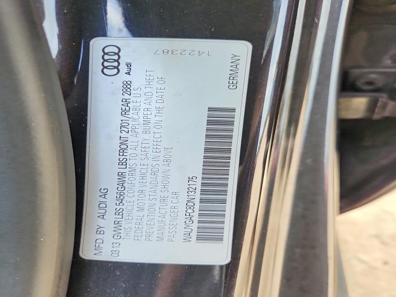 Продажа на аукционе авто 2013 Audi A7, vin: WAUYGAFC8DN132175, номер лота: 62209236