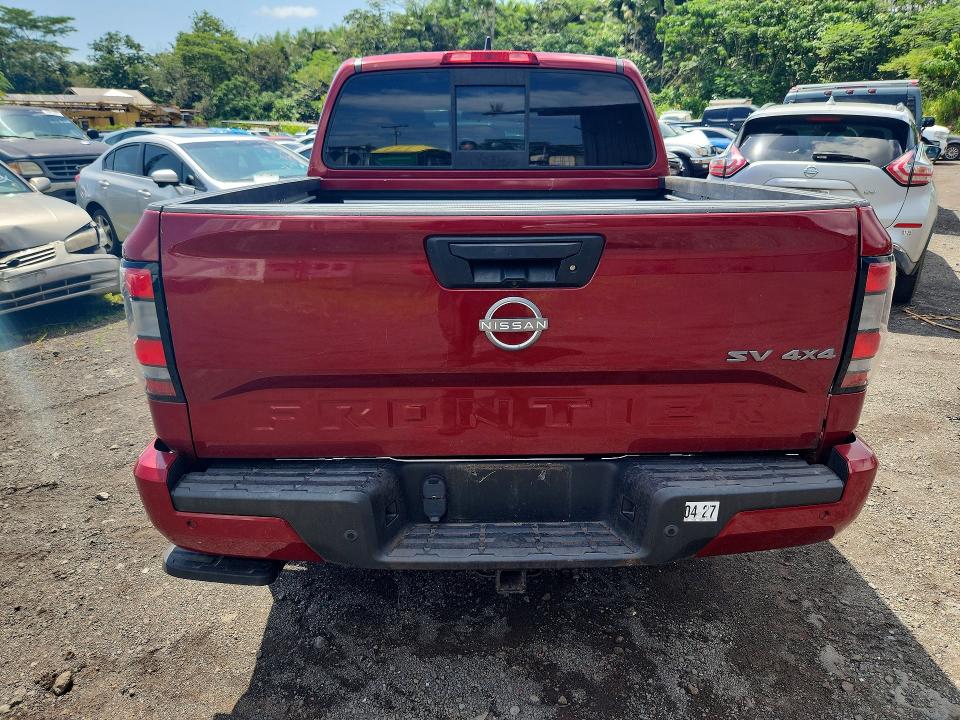 2022 Nissan Froniter მანქანა იყიდება აუქციონზე, vin: 1N6ED1EK2NN614470, აუქციონის ნომერი: 63375446