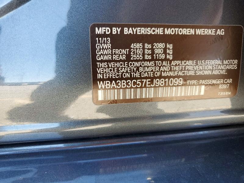 Продаж на аукціоні авто 2014 Bmw 328, vin: WBA3B3C57EJ981099, номер лоту: 60011836