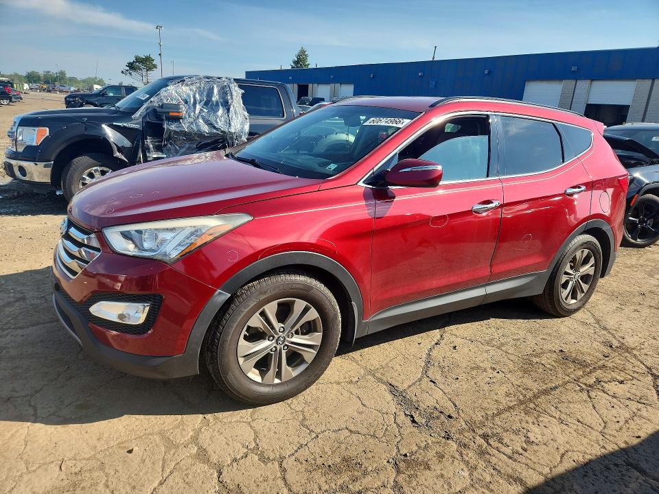 60674966 :رقم المزاد ، 5XYZU3LB3EG153340 vin ، 2014 Hyundai Santa Fe Sport مزاد بيع