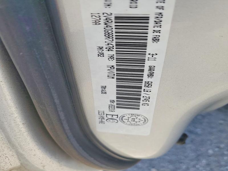 2011 Volkswagen Routan მანქანა იყიდება აუქციონზე, vin: 2V4RW4DG8BR714784, აუქციონის ნომერი: 62869776