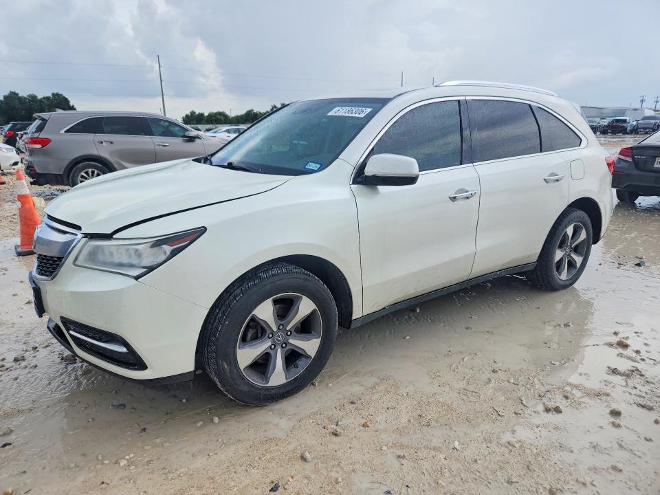 2014 Acura Mdx მანქანა იყიდება აუქციონზე, vin: 5FRYD4H24EB036379, აუქციონის ნომერი: 61186306