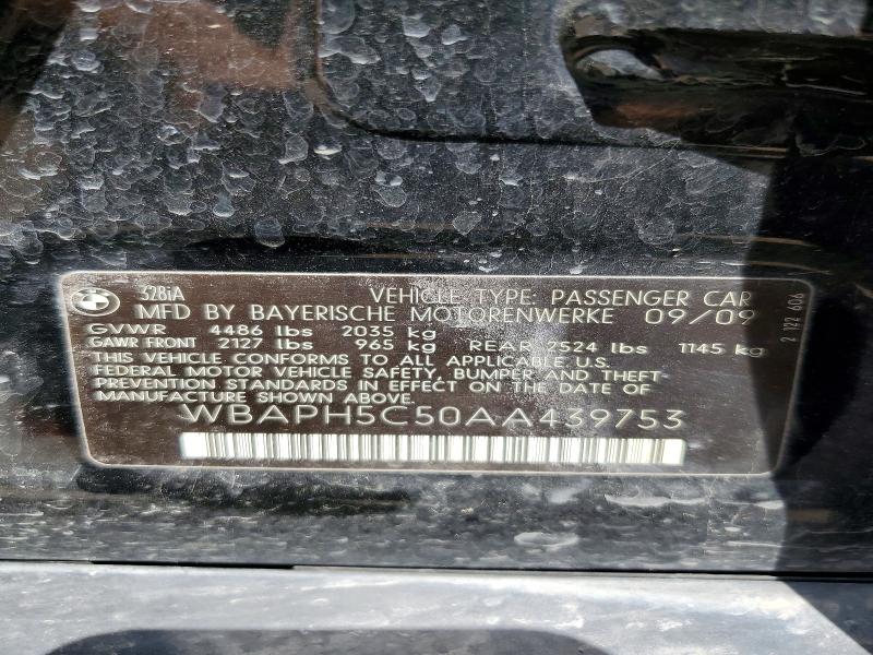 Продаж на аукціоні авто 2010 Bmw 328, vin: WBAPH5C50AA439753, номер лоту: 59063136