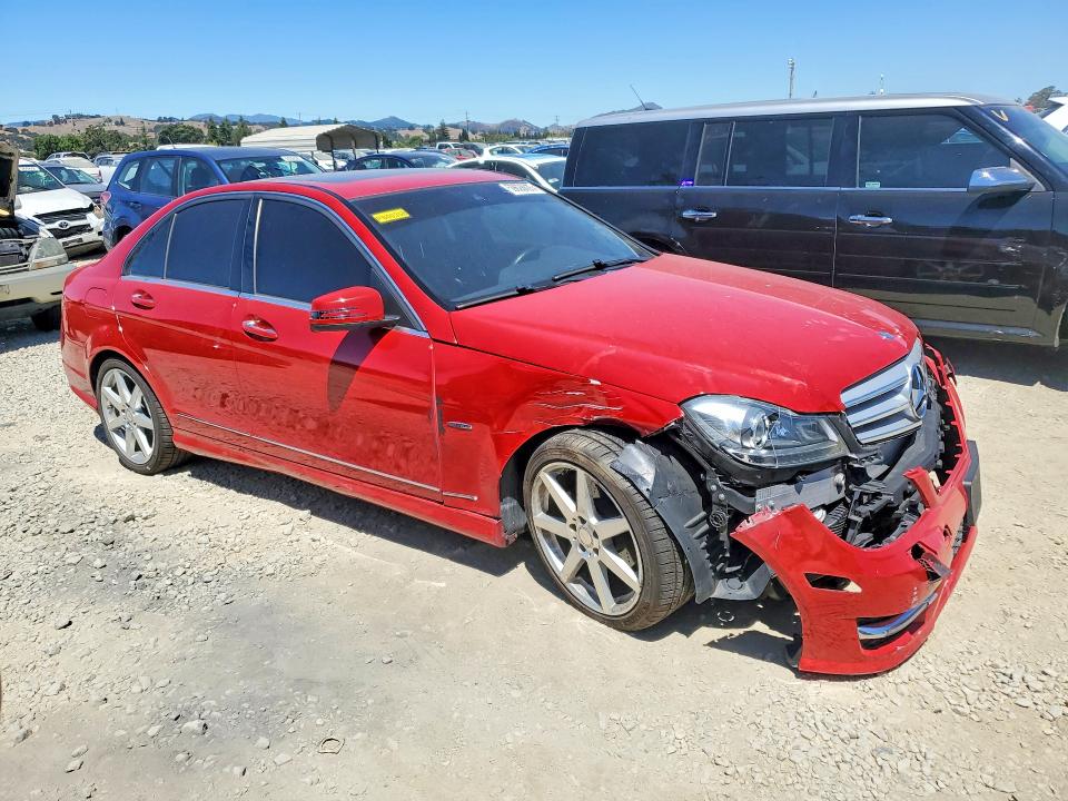Aukcja sprzedaży 2012 Mercedes-benz C, vin: WDDGF4HB8CR209986, numer aukcji: 59628626