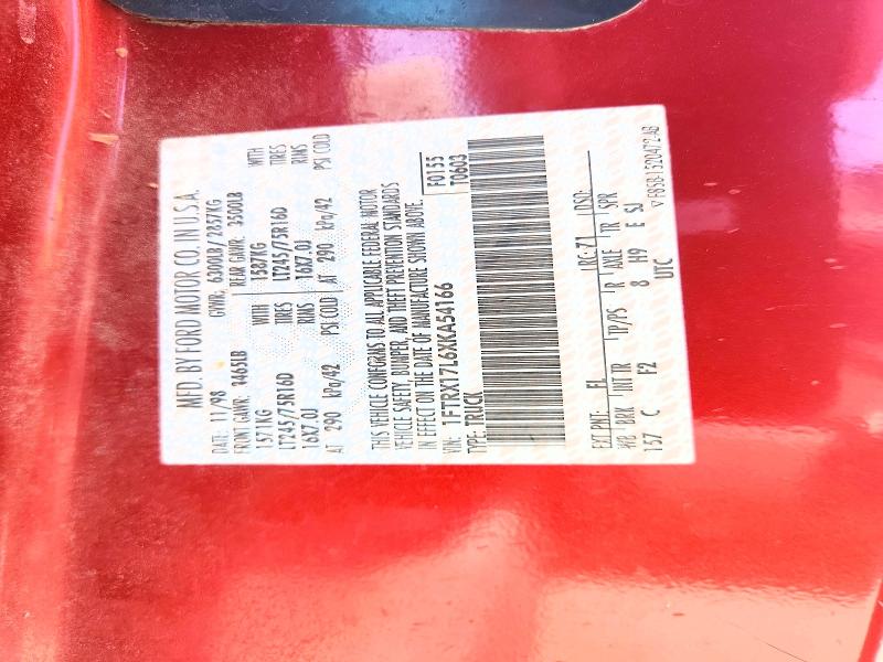 Aukcja sprzedaży 1999 Ford F150, vin: 1FTRX17L6XKA54166, numer aukcji: 59705926