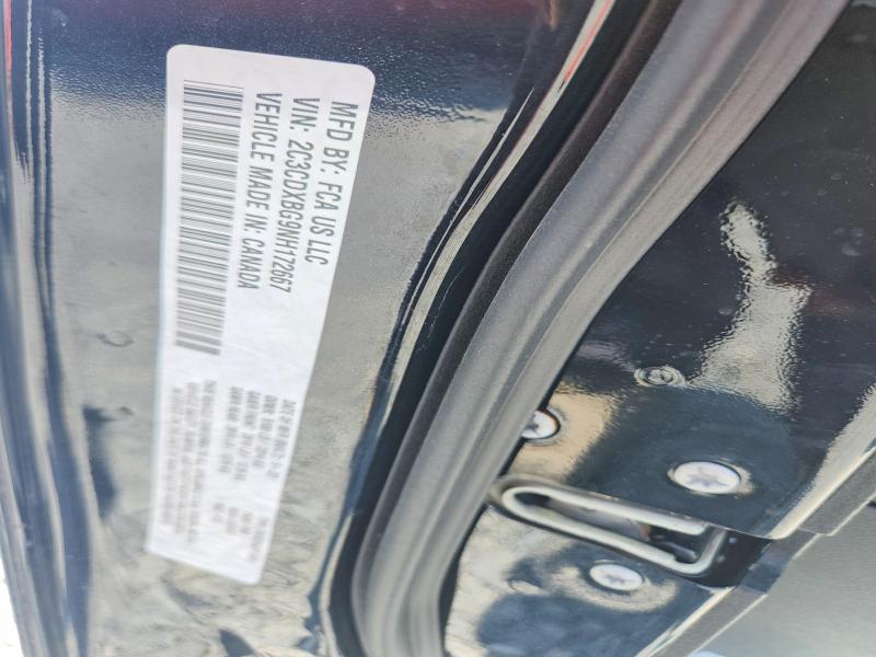 2022 Dodge Charger მანქანა იყიდება აუქციონზე, vin: 2C3CDXBG9NH172667, აუქციონის ნომერი: 62324046