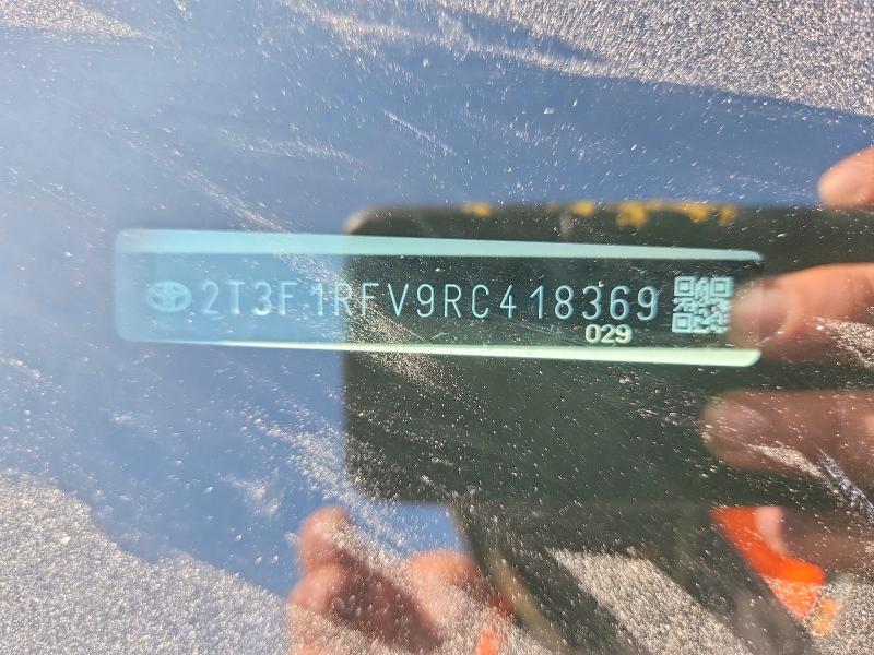2024 Toyota Rav4 მანქანა იყიდება აუქციონზე, vin: 2T3F1RFV9RC418369, აუქციონის ნომერი: 59302776