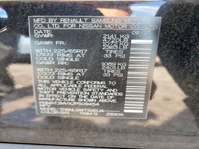 Aukcja sprzedaży 2018 Nissan Rogue, vin: KNMAT2MVXJP509454, numer aukcji: 60273026