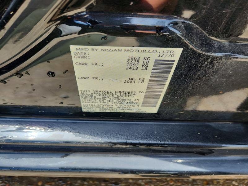 Продажа на аукционе авто 2021 Nissan Altima, vin: 1N4BL4CV6MN337964, номер лота: 58499296