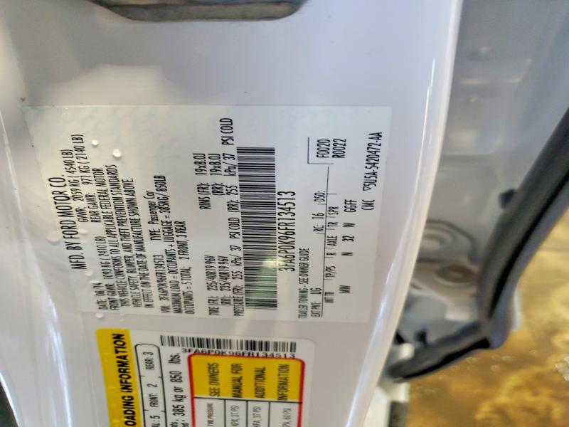 62864986 :رقم المزاد ، 3FA6P0K96FR134513 vin ، 2015 Ford Fusion مزاد بيع