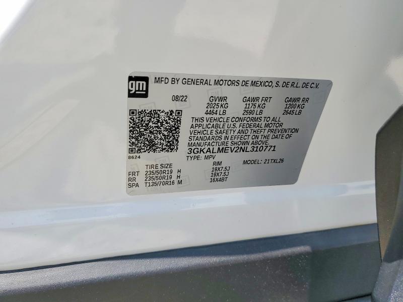 Продажа на аукционе авто 2022 Gmc Terrain, vin: 3GKALMEV2NL310771, номер лота: 62416136