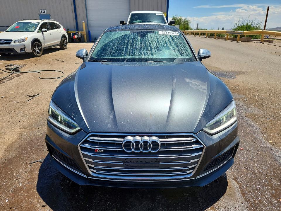 59734126 :رقم المزاد ، WAUB4CF55JA075528 vin ، 2018 Audi S5 مزاد بيع