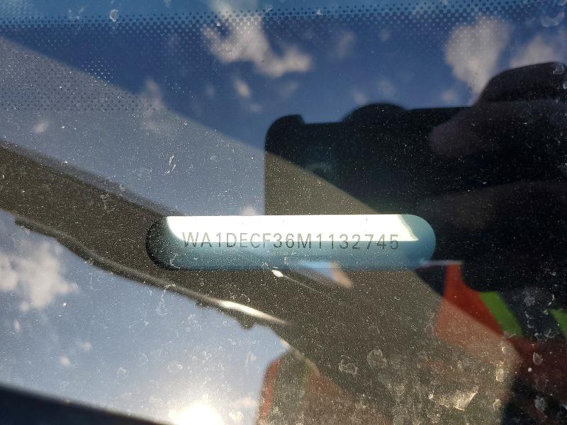 2021 Audi Q3 მანქანა იყიდება აუქციონზე, vin: WA1DECF36M1132745, აუქციონის ნომერი: 57938696