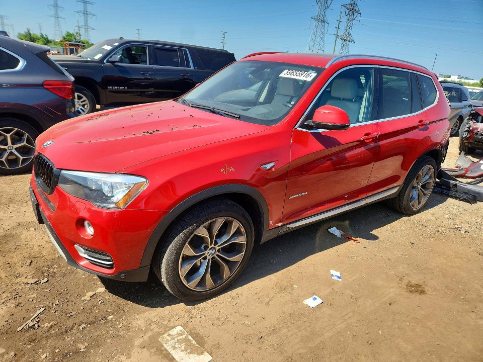 Продаж на аукціоні авто 2015 Bmw X3, vin: 5UXWY3C54F0E97530, номер лоту: 59655916