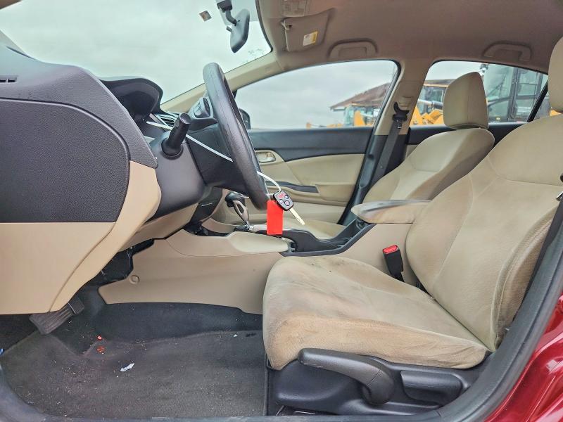 61399726 :رقم المزاد ، 2HGFB2F54DH543728 vin ، 2013 Honda Civic مزاد بيع