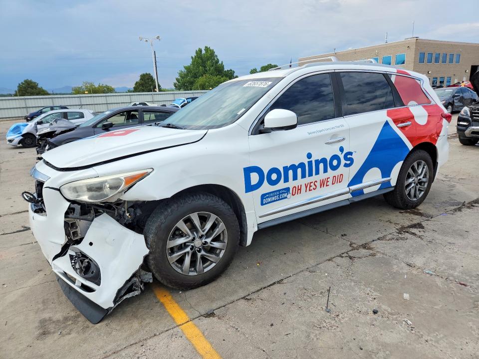 Auction sale of the 2014 Infiniti Qx60, vin: 5N1AL0MM8EC546040, lot number: 62657876