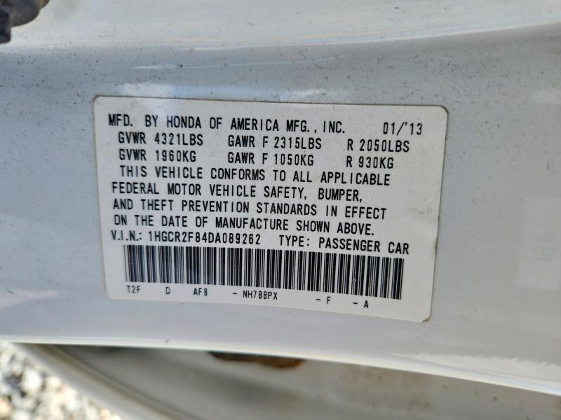 Продажа на аукционе авто 2013 Honda Accord, vin: 1HGCR2F84DA089262, номер лота: 61904056