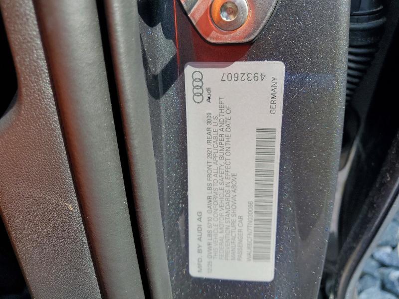 Aukcja sprzedaży 2026 Audi A6, vin: WAU65CFN7TN030066, numer aukcji: 61569586
