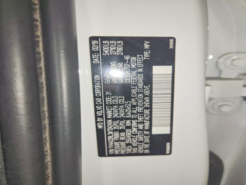 Aukcja sprzedaży 2019 Volvo Xc60, vin: YV4A22RL3K1342494, numer aukcji: 63158776
