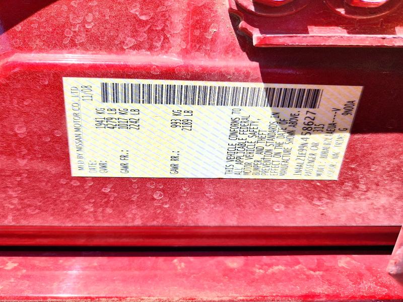 Aukcja sprzedaży 2009 Nissan Altima, vin: 1N4AL21E99N458627, numer aukcji: 60633546