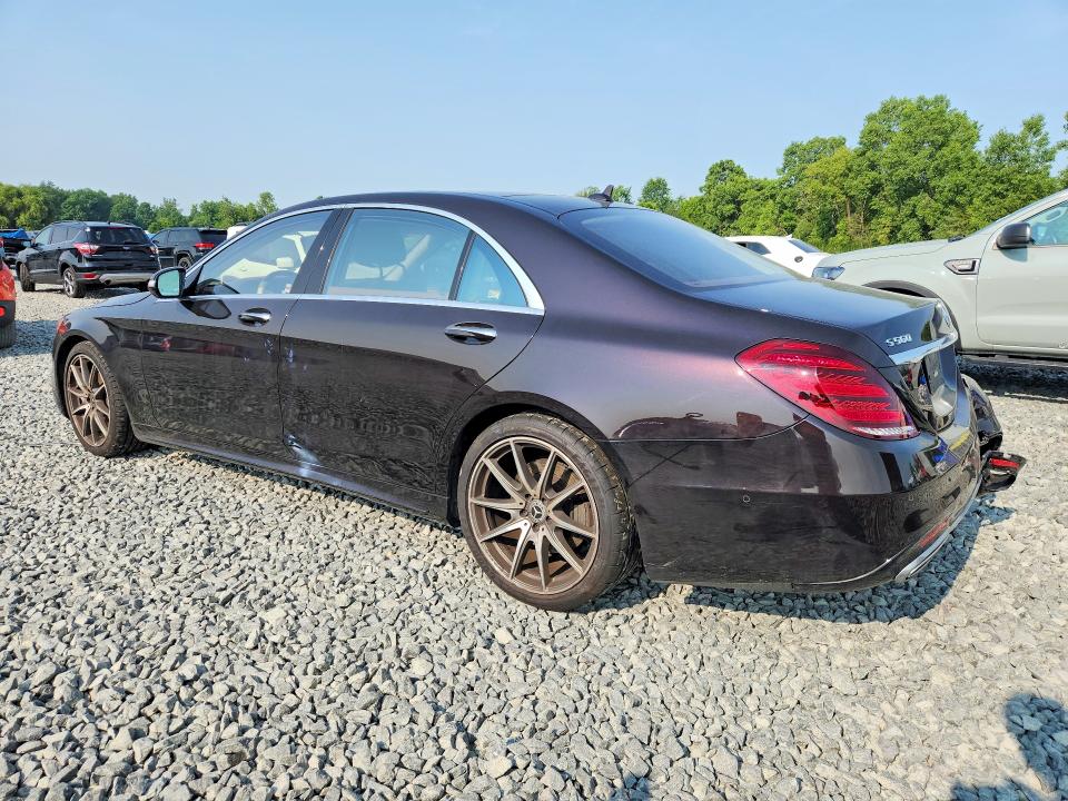 2018 Mercedes-benz S მანქანა იყიდება აუქციონზე, vin: WDDUG8GB4JA346489, აუქციონის ნომერი: 61228316