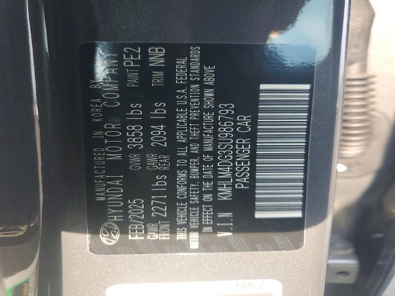 Продаж на аукціоні авто 2025 Hyundai Elantra, vin: KMHLM4DG3SU986793, номер лоту: 62221186