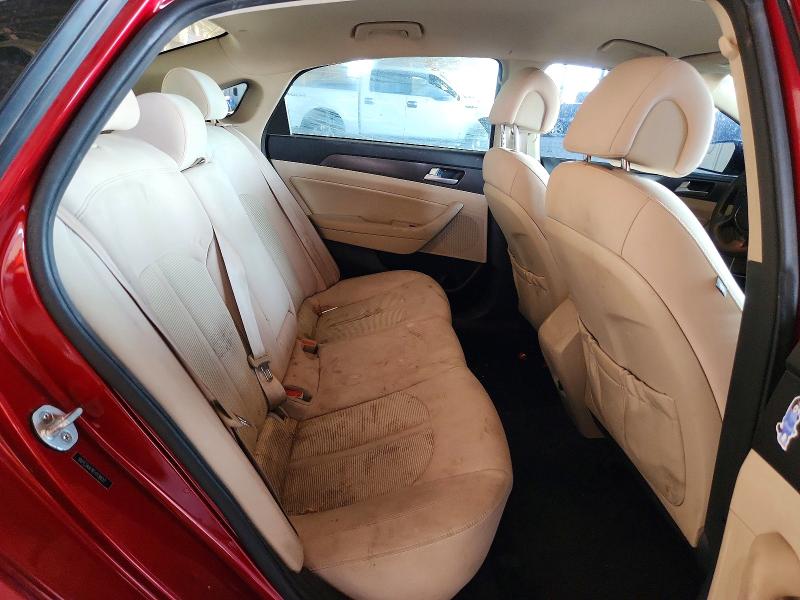 59892506 :رقم المزاد ، 5NPE34AF8FH119837 vin ، 2015 Hyundai Sonata مزاد بيع