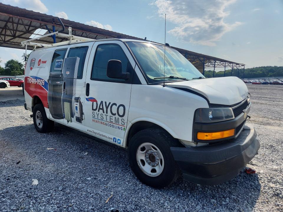2019 Chevrolet Express G2500 მანქანა იყიდება აუქციონზე, vin: 1GCWGAFP5K1303241, აუქციონის ნომერი: 62575066