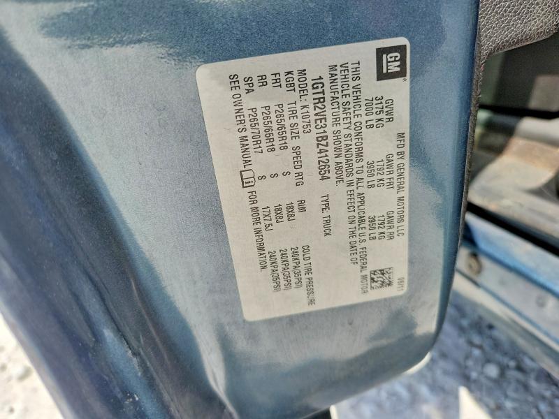 59220896 :رقم المزاد ، 1GTR2VE31BZ412654 vin ، 2011 Gmc Sierra مزاد بيع