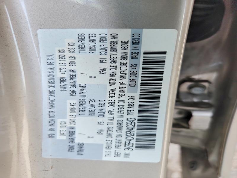 2024 Mazda 3 მანქანა იყიდება აუქციონზე, vin: 3MZBPACM2RM402943, აუქციონის ნომერი: 61182486