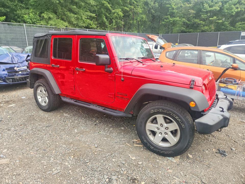 2016 Jeep Wrangler Unlimited მანქანა იყიდება აუქციონზე, vin: 1C4BJWDG3GL176002, აუქციონის ნომერი: 61329626