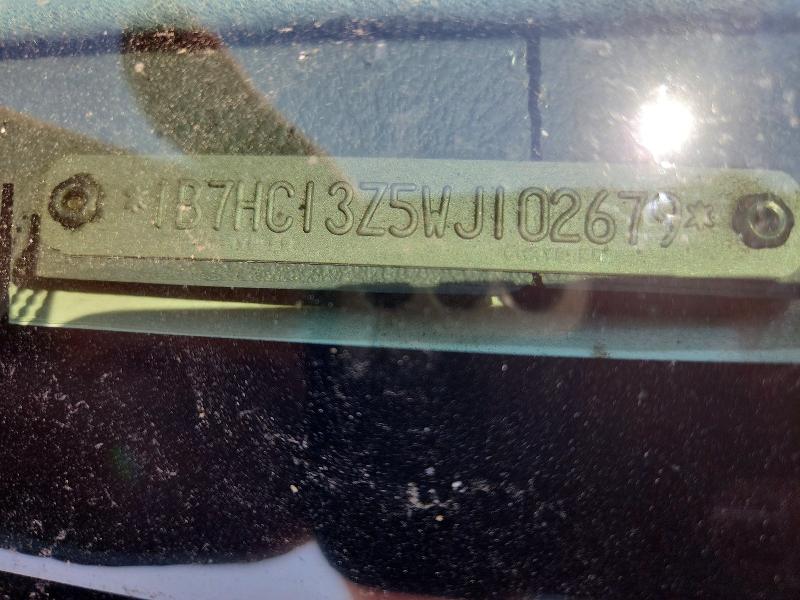 62884486 :رقم المزاد ، 1B7HC13Z5WJ102679 vin ، 1998 Dodge Ram 1500 مزاد بيع