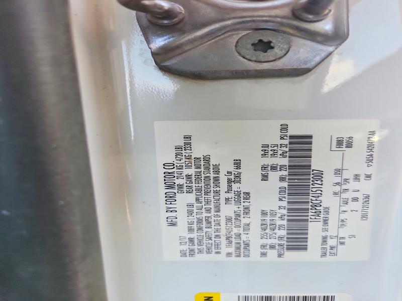 2018 Ford Mustang მანქანა იყიდება აუქციონზე, vin: 1FA6P8CF4J5123007, აუქციონის ნომერი: 60133666