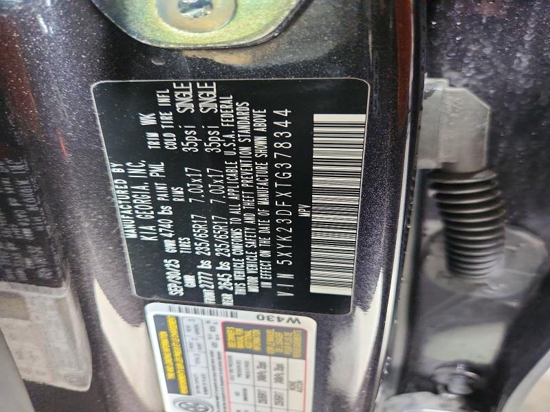Aukcja sprzedaży 2026 Kia Sportage, vin: 5XYK23DFXTG378344, numer aukcji: 62350236