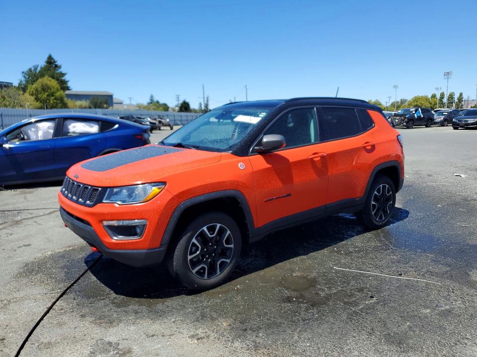 60805246 :رقم المزاد ، 3C4NJDDB7MT529203 vin ، 2021 Jeep Compass مزاد بيع