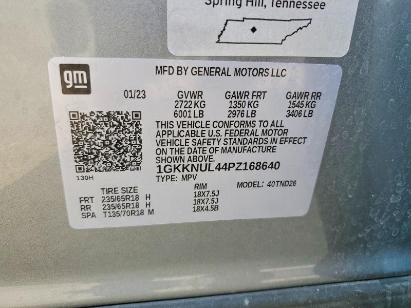 Продаж на аукціоні авто 2023 Gmc Acadia, vin: 1GKKNUL44PZ168640, номер лоту: 61592656