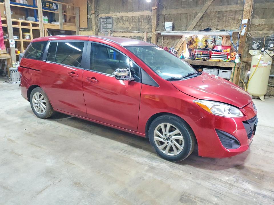 2013 Mazda 5 მანქანა იყიდება აუქციონზე, vin: JM1CW2BL0D0155362, აუქციონის ნომერი: 62715236