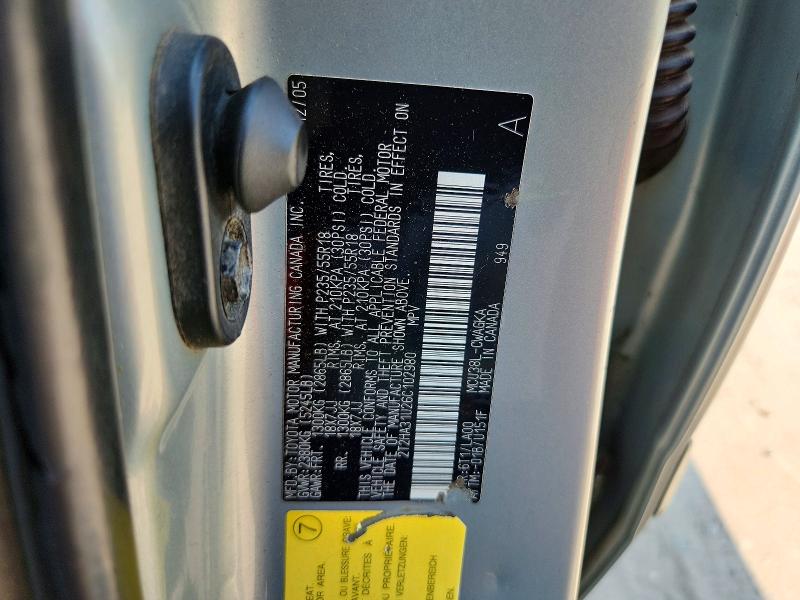 61583196 :رقم المزاد ، 2T2HA31U26C102980 vin ، 2006 Lexus Rx مزاد بيع