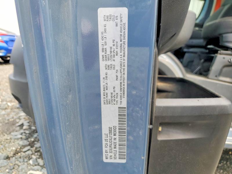 Продажа на аукционе авто 2020 Ram Promaster 3500, vin: 3C6URVJGXLE128832, номер лота: 58502396
