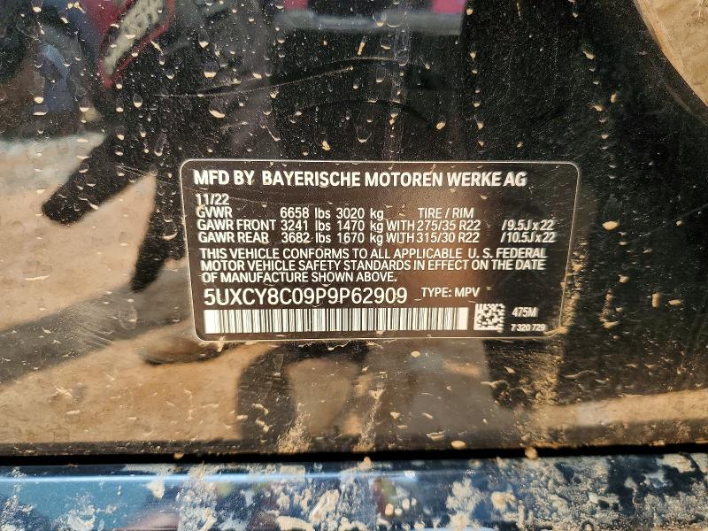 Продажа на аукционе авто 2023 Bmw X6, vin: 5UXCY8C09P9P62909, номер лота: 62710946