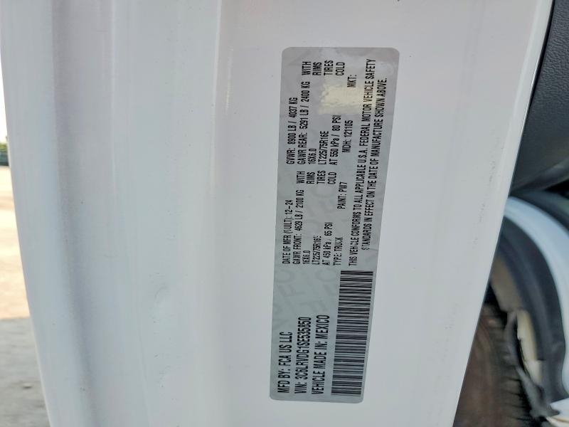 62122026 :رقم المزاد ، 3C6LRVDG1SE535850 vin ، 2025 Ram Promaster 2500 مزاد بيع