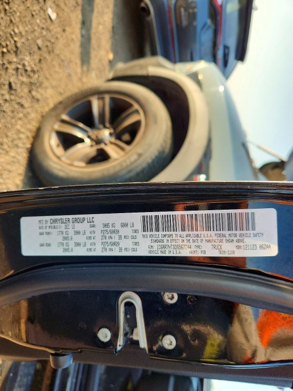 2013 Ram 1500 მანქანა იყიდება აუქციონზე, vin: 1C6RR7HT3DS567244, აუქციონის ნომერი: 63118326