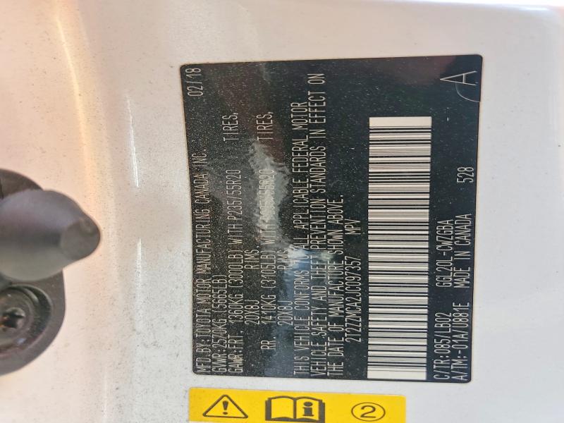 Aukcja sprzedaży 2018 Lexus Rx 350, vin: 2T2ZZMCA2JC097357, numer aukcji: 60997396