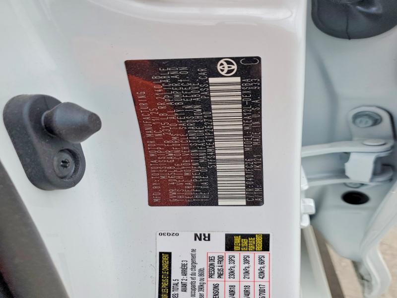 Продажа на аукционе авто 2026 Toyota Corolla, vin: 5YFS4MCE4TP262710, номер лота: 59596056