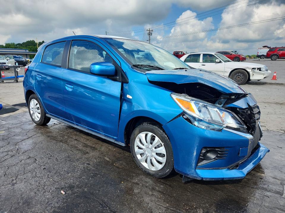 2024 Mitsubishi Mirage მანქანა იყიდება აუქციონზე, vin: ML32AUHJ4RH028900, აუქციონის ნომერი: 61599326