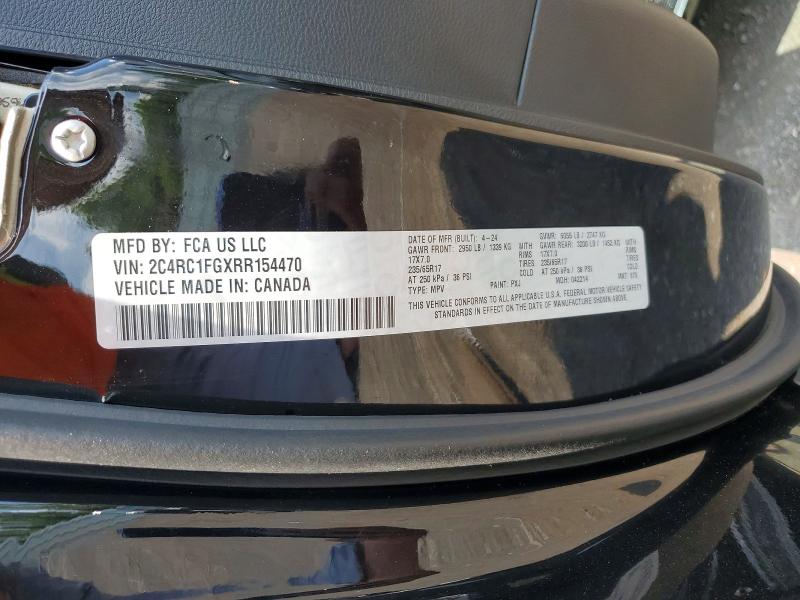 Aukcja sprzedaży 2024 Chrysler Pacifica, vin: 2C4RC1FGXRR154470, numer aukcji: 58924186