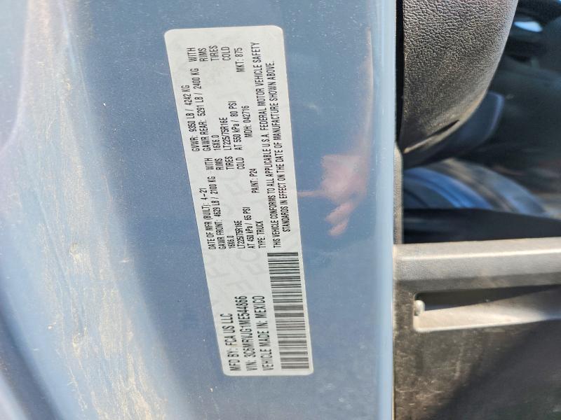 Продаж на аукціоні авто 2021 Ram Promaster 3500, vin: 3C6MRVJG1ME544866, номер лоту: 60793426