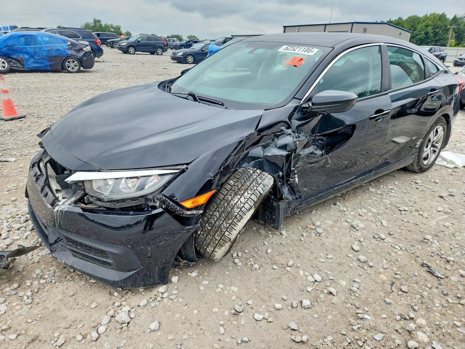 62521186 :رقم المزاد ، 19XFC2F5XHE061195 vin ، 2017 Honda Civic مزاد بيع