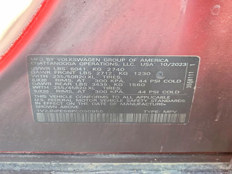 Aukcja sprzedaży 2023 Volkswagen Id.4, vin: 1V2JNPE86PC050955, numer aukcji: 61981006