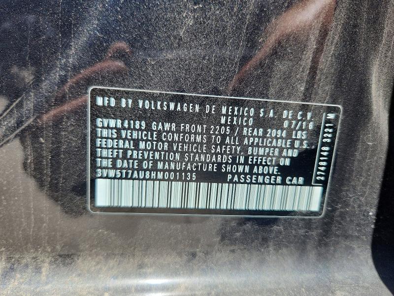Продаж на аукціоні авто 2017 Volkswagen Gti, vin: 3VW5T7AU8HM001135, номер лоту: 59727876